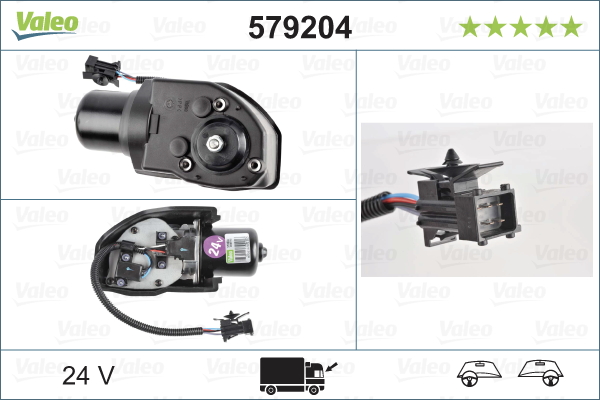 Wiper Motor - 579204 VALEO
